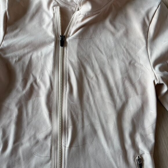 Zyia Moab Form Zipper Jacket Beige Pattern Large - Picture 5 of 8